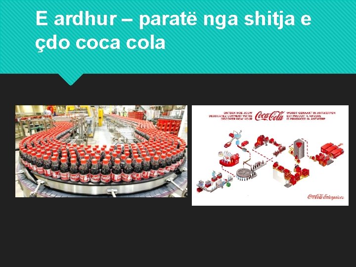 E ardhur – paratë nga shitja e çdo coca cola 