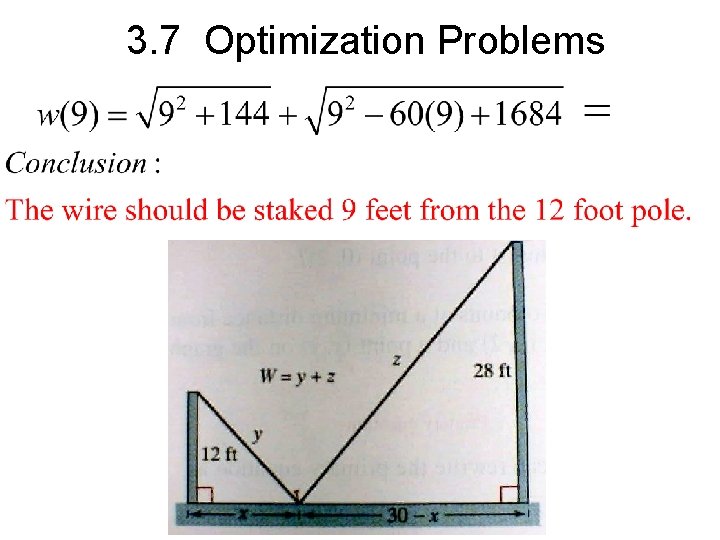 3. 7 Optimization Problems 