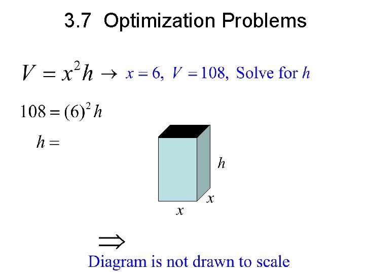 3. 7 Optimization Problems 