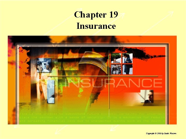 Chapter 19 Insurance Copyright © 2003 by South-Western 
