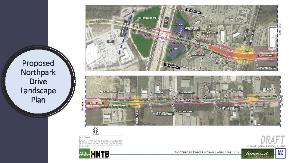Proposed Northpark Drive Landscape Plan 