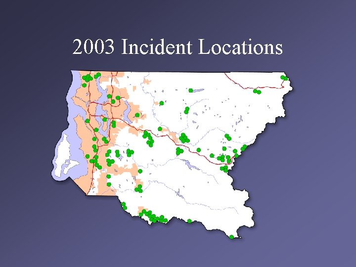 2003 Incident Locations 