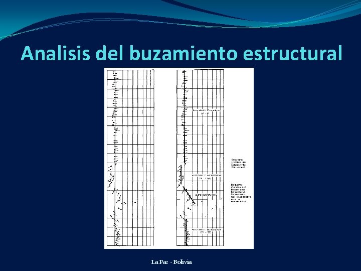 Analisis del buzamiento estructural La Paz - Bolivia 