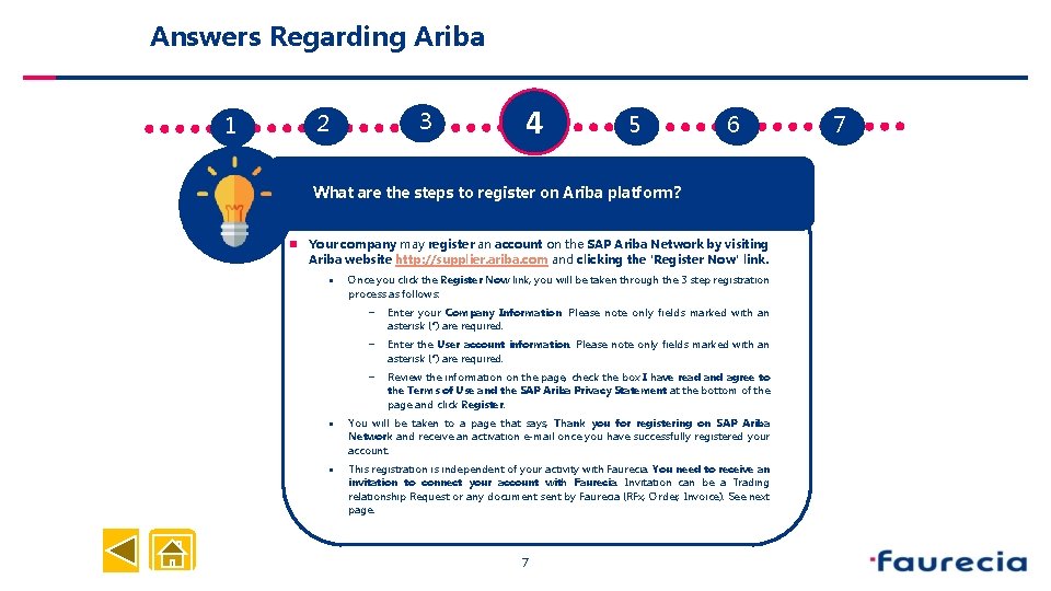  Answers Regarding Ariba 3 2 1 4 5 6 What are the steps