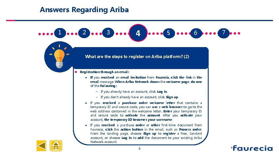  Answers Regarding Ariba 11 2 3 4 5 6 What are the steps
