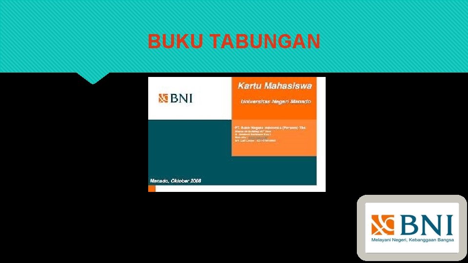 BUKU TABUNGAN 