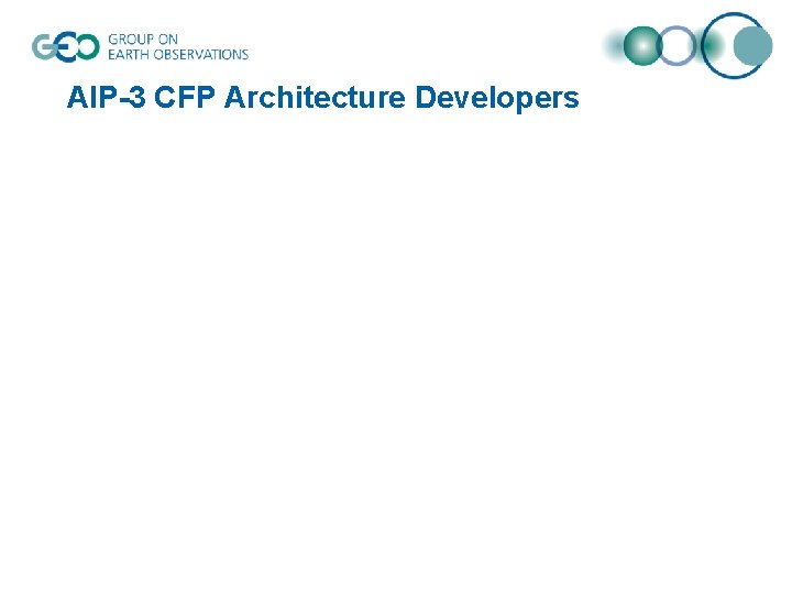 AIP-3 CFP Architecture Developers 