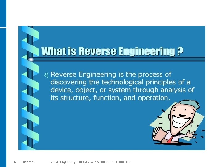 35 3/3/2021 Design Engineering- KTU Syllabus- VARGHESE S CHOORALIL 