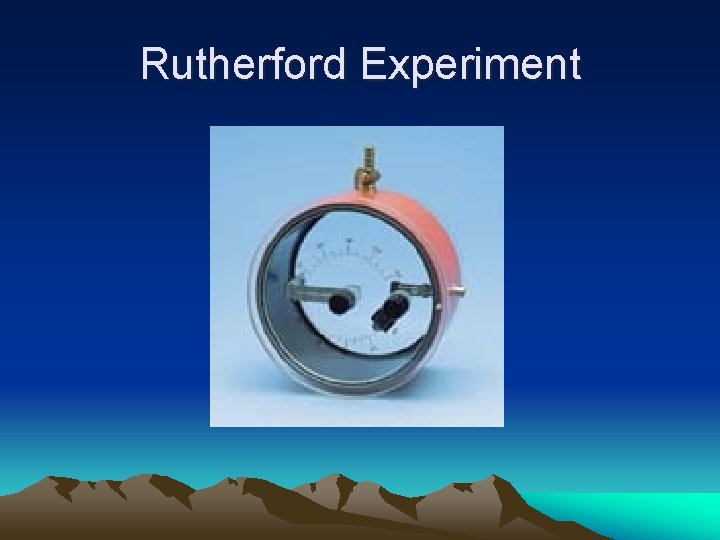 Rutherford Experiment 