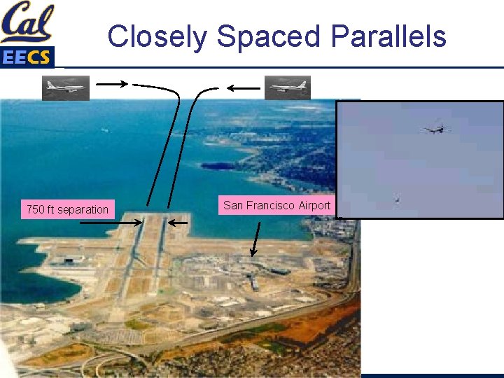 Closely Spaced Parallels 750 ft separation San Francisco Airport 