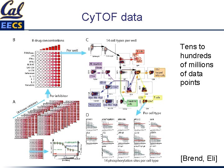 Cy. TOF data Tens to hundreds of millions of data points [Brend, Eli] 