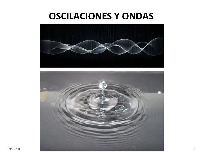 OSCILACIONES Y ONDAS FISICA II 2 