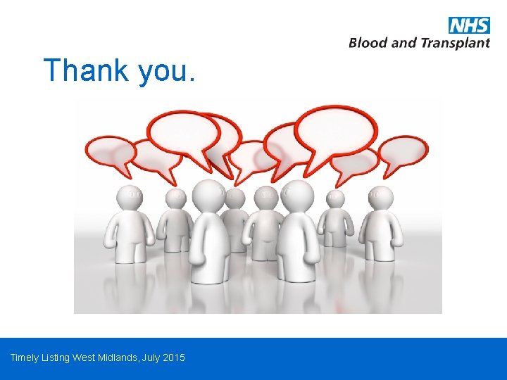 Thank you. Timely Listing West Midlands, July 2015 
