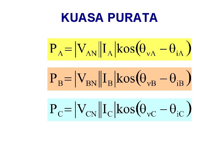 KUASA PURATA 