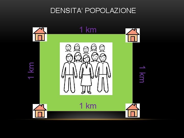 DENSITA’ POPOLAZIONE 1 km 