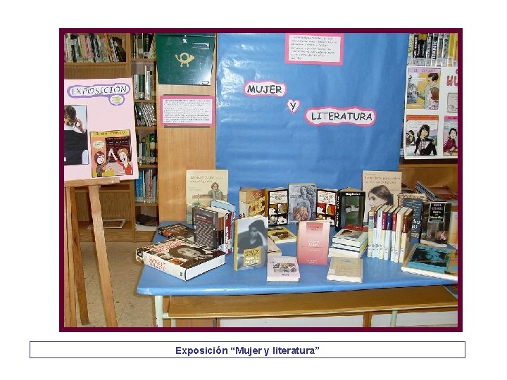 Exposición “Mujer y literatura” 