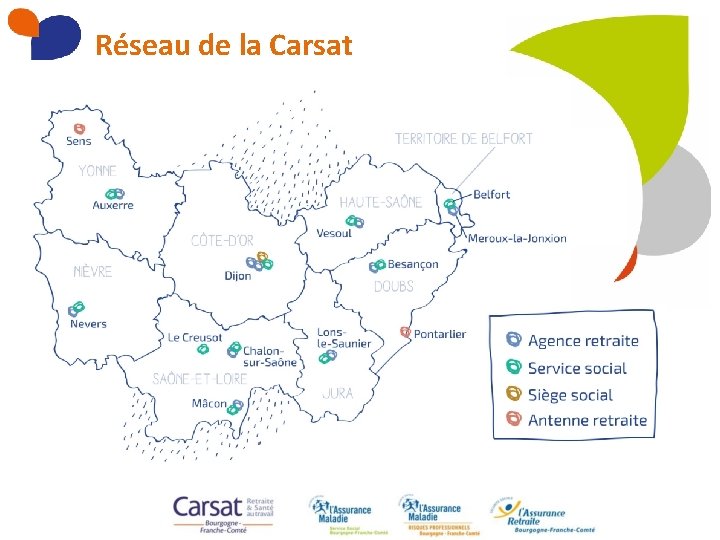 Réseau de la Carsat 