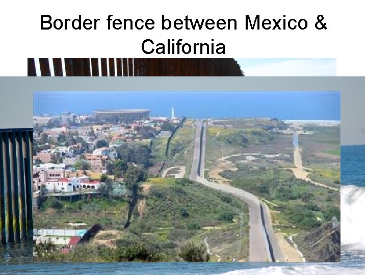 Border fence between Mexico & California 