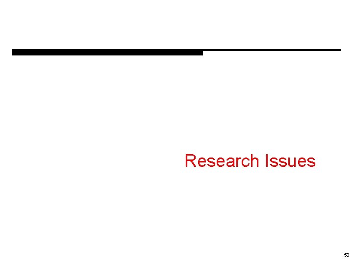 Research Issues 53 