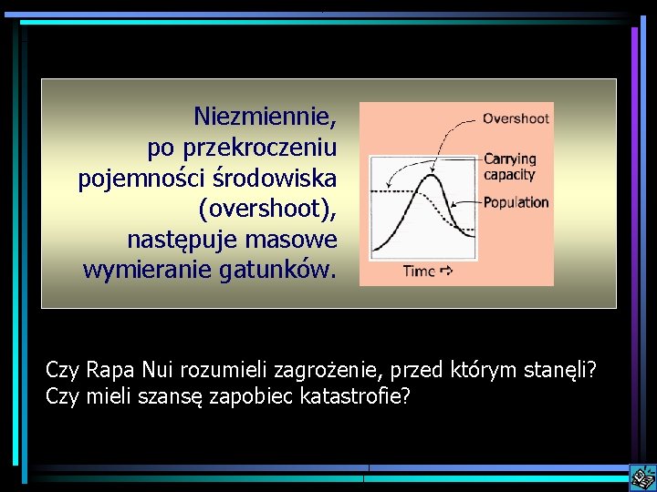 Niezmiennie, po przekroczeniu pojemności środowiska (overshoot), następuje masowe wymieranie gatunków. Czy Rapa Nui rozumieli