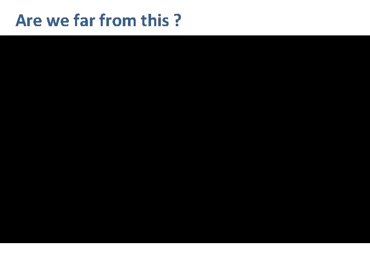 Are we far from this ? 