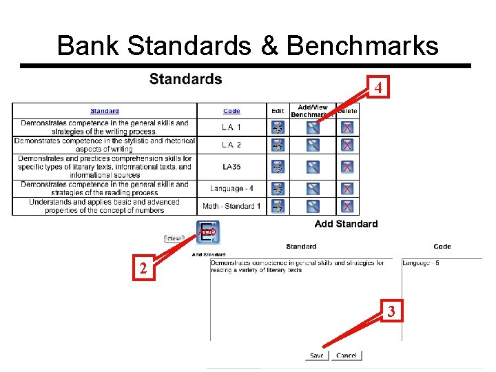 Bank Standards & Benchmarks 4 2 3 