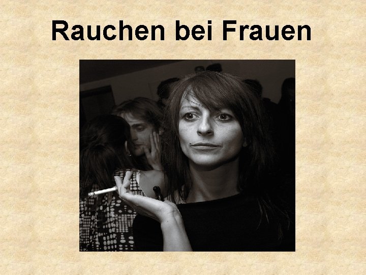 Rauchen bei Frauen 