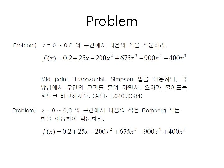 Problem 