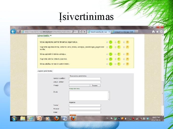 Įsivertinimas 