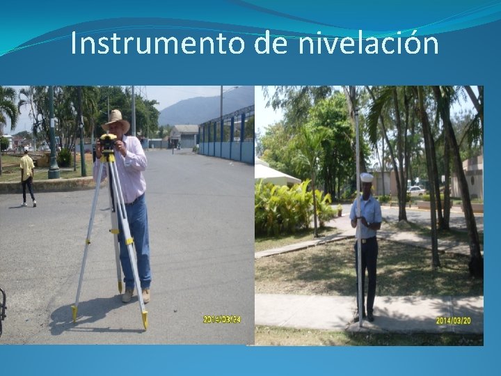 Instrumento de nivelación 