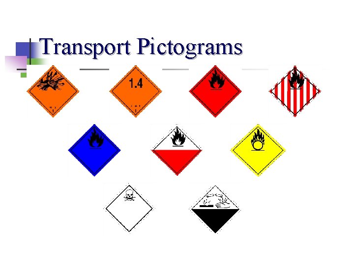 Transport Pictograms 
