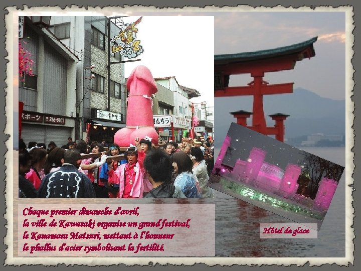 Chaque premier dimanche d’avril, la ville de Kawasaki organise un grand festival, le Kanamara