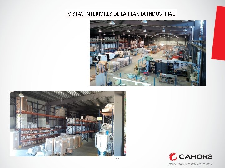 VISTAS INTERIORES DE LA PLANTA INDUSTRIAL 11 