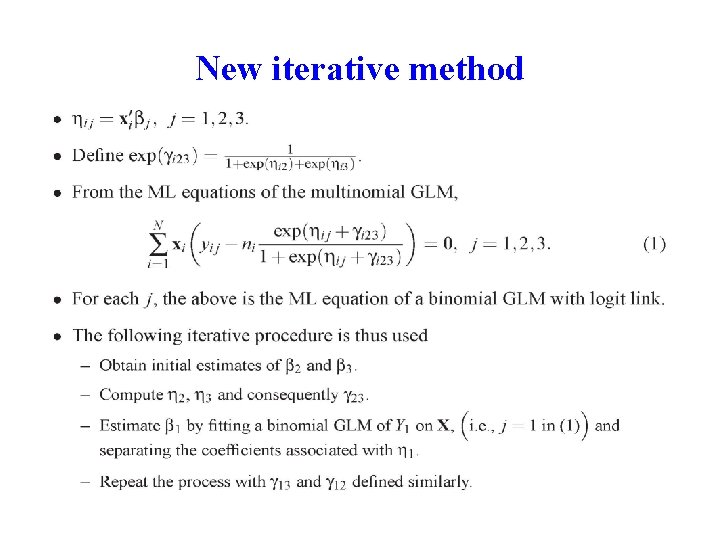 New iterative method : 