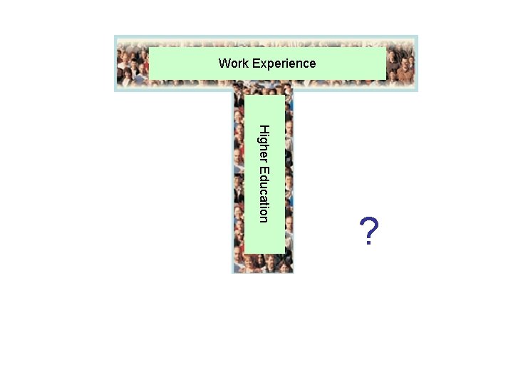 Work Experience Higher Education ? 