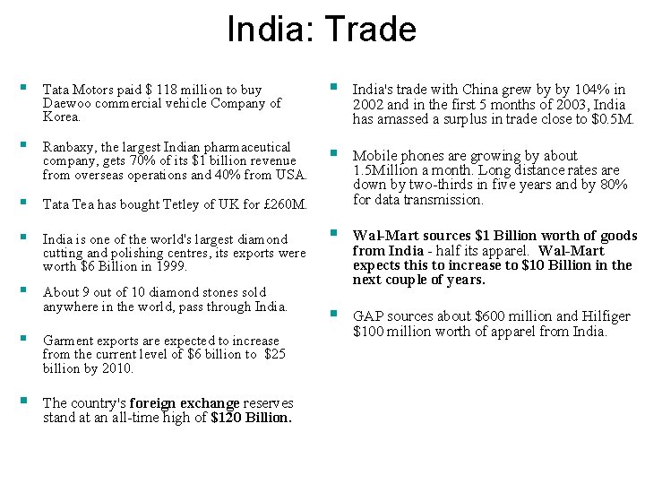 India: Trade § Tata Motors paid $ 118 million to buy Daewoo commercial vehicle