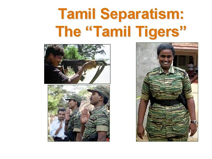 Tamil Separatism: The “Tamil Tigers” 