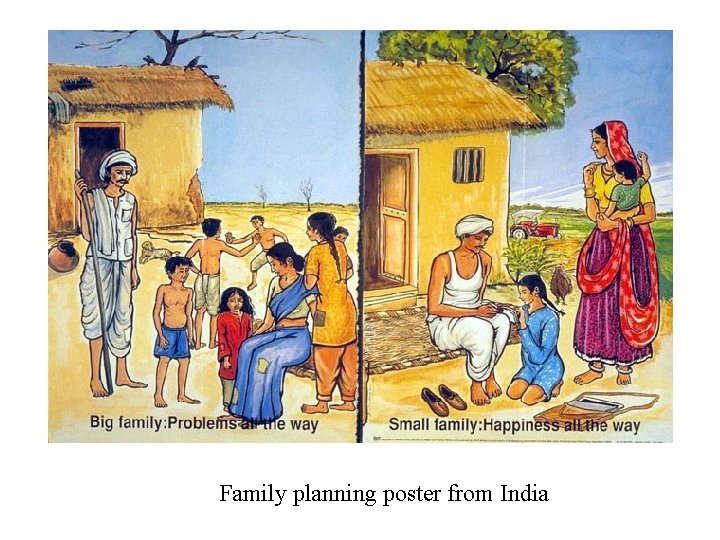 Family planning poster from India 