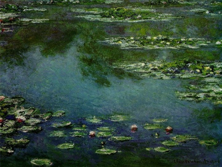 Décoratif • In 1898 Monet had begun thinking about a grand • decoration in