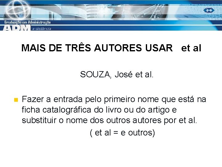 MAIS DE TRÊS AUTORES USAR et al SOUZA, José et al. n Fazer a