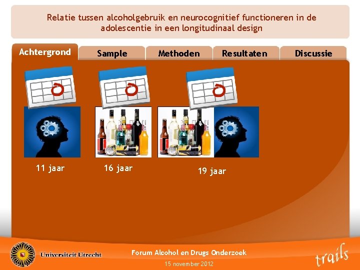 Relatie tussen alcoholgebruik en neurocognitief functioneren in de adolescentie in een longitudinaal design Achtergrond