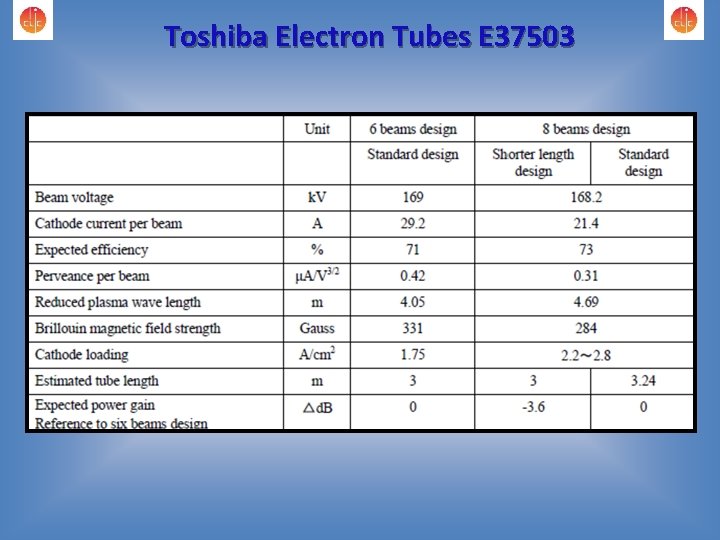 Toshiba Electron Tubes E 37503 