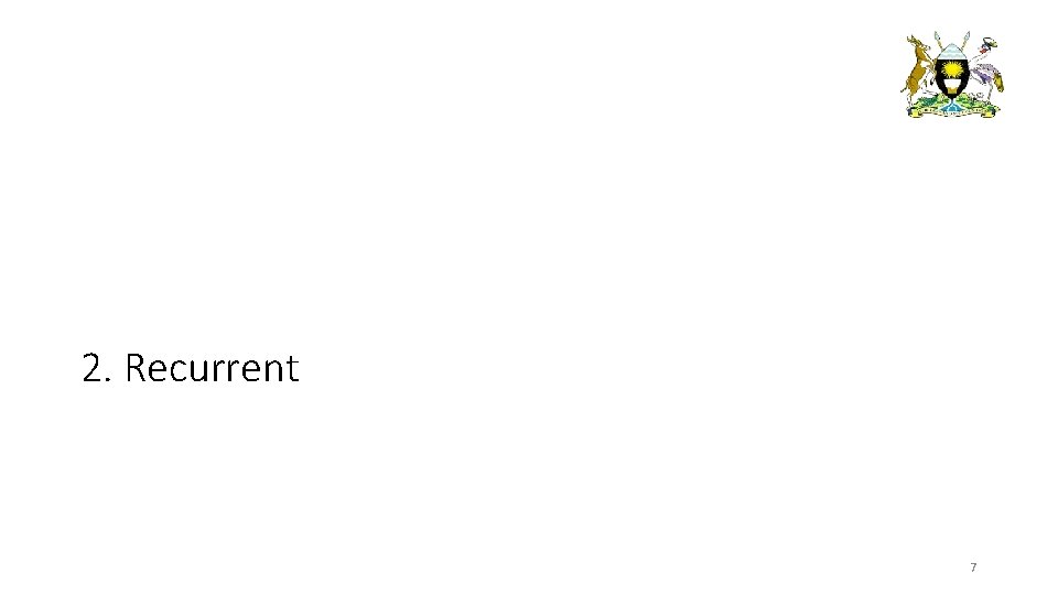 2. Recurrent 7 