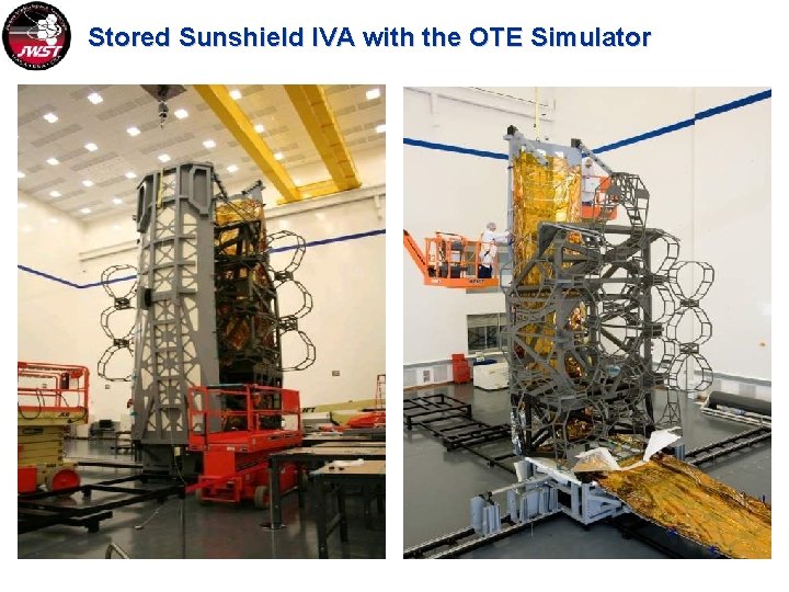 Stored Sunshield IVA with the OTE Simulator 