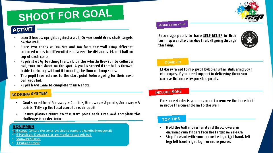 L A O G R O F T O SHO ACTIVIT Y • Lean