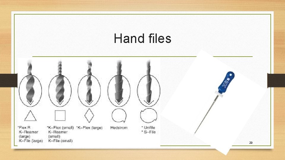 Hand files 29 