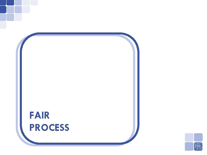 FAIR PROCESS 