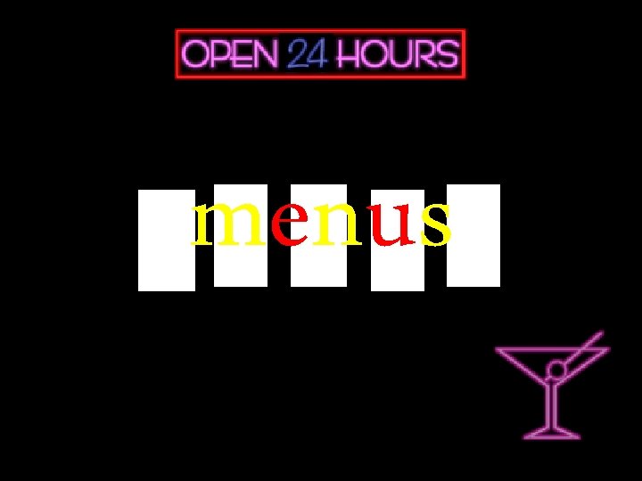 menus menus