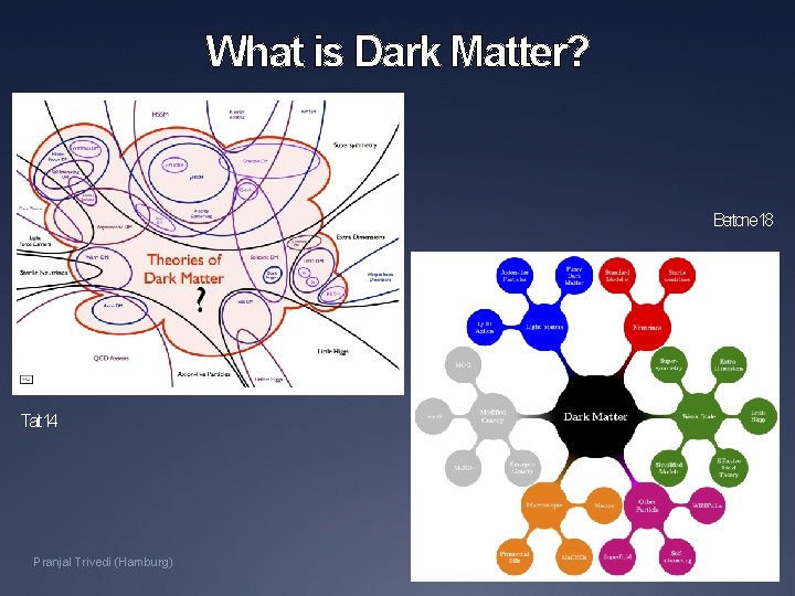 What is Dark Matter? Bertone 18 Tait 14 Pranjal Trivedi (Hamburg) 