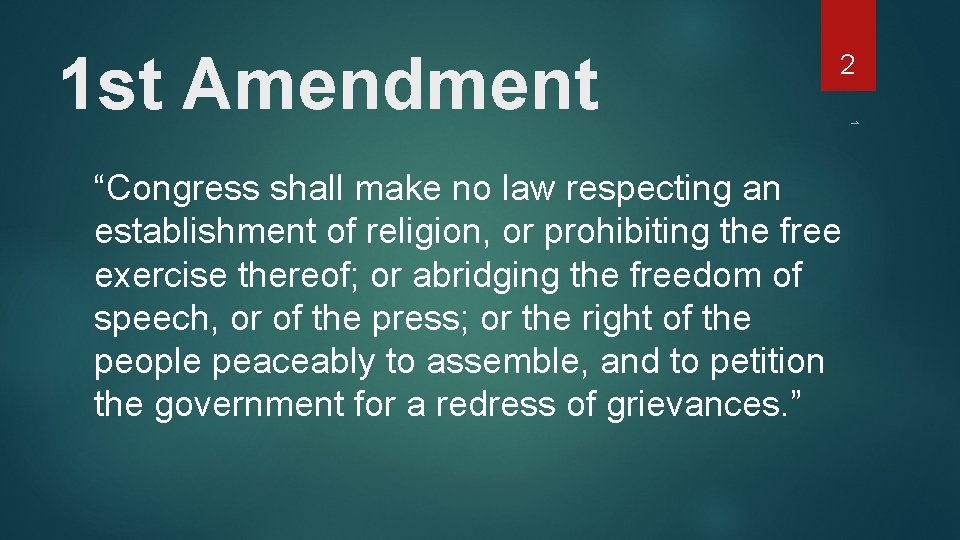 1 1 What is the Bill of Rights